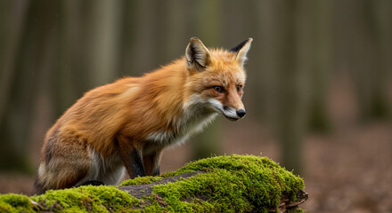 Fototapeta premium red fox cub