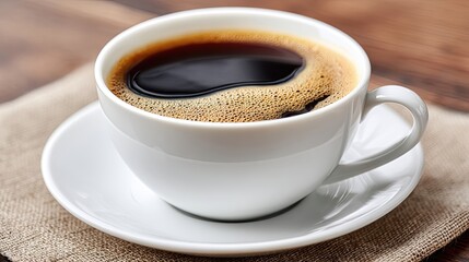 Celebrate International Coffee Day With a Fresh Cup of Black Coffee in a Cozy Setting