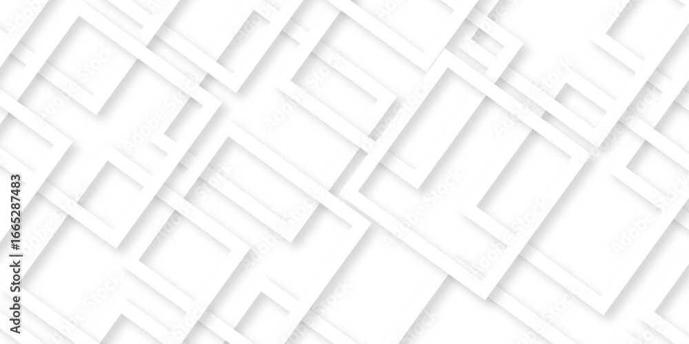 Poster abstract gradient white, gray overlap triangle geometric technology pattern. minimal rectangle rando
