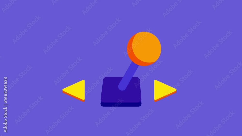 Poster a minimal animated scene of geometric shapes in motion, symbolizing creativity, design, abstract art