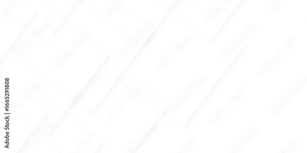 Aufkleber abstract white and gray overlap triangle geometric technology design. minimal rectangle randomly arr