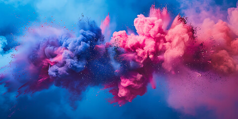 Colorful Smoke Clouds
