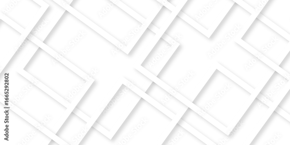 Poster abstract gradient white, gray overlap triangle geometric technology pattern. minimal rectangle rando