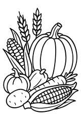  Kids Coloring Page Outline Design – Modern Coloring Pages with Pure White Background  Girls, Forest, Travel, Giraffe  Unique Coloring Book Ideas