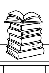  Kids Coloring Page Outline Design – Modern Coloring Pages with Pure White Background  Girls, Forest, Travel, Giraffe  Unique Coloring Book Ideas