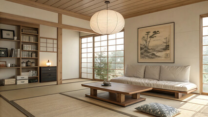 Confident diverse team collaborating on project in modern bright office space