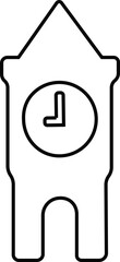 Timekeeping device icon, Simple black clock on green background for time related concepts, ,Business lunch icon. Knife, fork and plate with clock illustration. Lunch time symbol.
