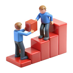 3d teamwork building blocks for success