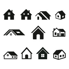 home icon design eps with image file