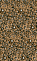 leopard print texture. seamless leopard skin pattern.
