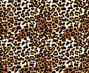 leopard print texture. seamless leopard skin pattern.
