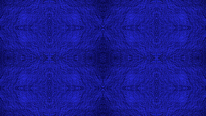 Symmetrical Dark Blue Abstract Pattern