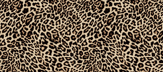 leopard print texture. seamless leopard skin pattern.
