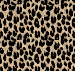 leopard print texture. seamless leopard skin pattern.
