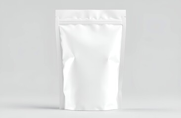 Blank craft plastic pouch, black packages big and small on studio background, mylar bags isolated for coffee or food, cosmetic products, snack, candy. Different sizes, mock up