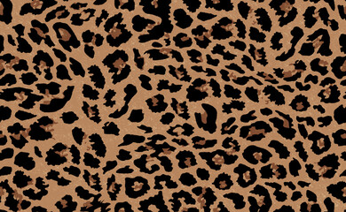 leopard print texture. seamless leopard skin pattern.
