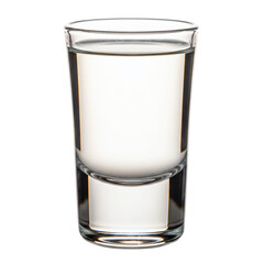 Clear shot of vodka or schnapps
