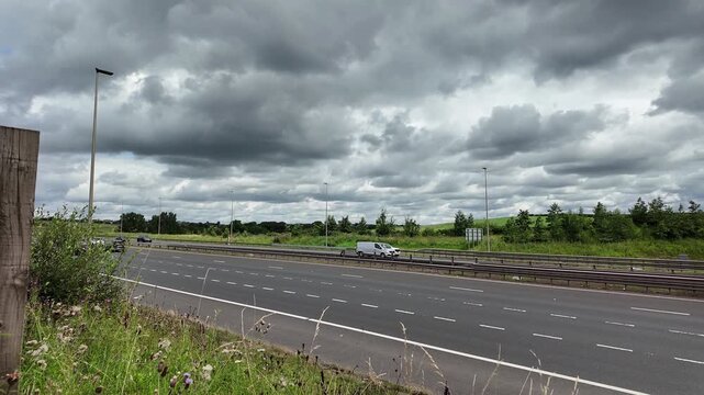 M73 Motorway Glasgow Scotland United Kingdom 1st August 2025 2pm