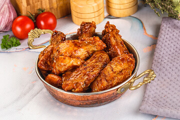 Buffalo chicken wings barbecue sauce
