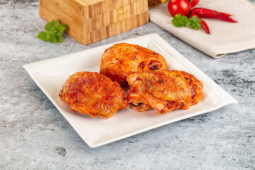 Baked marinated crispy chicken tighs