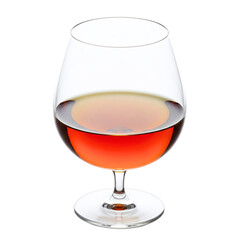 Snifter glass of aged brandy or cognac