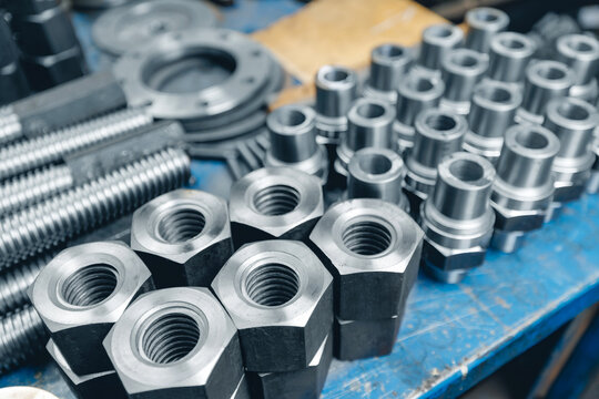 Heavy duty shipyard hardware and industrial bolts in cargo port, Technical Control