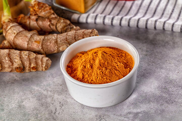 Indian tumeric cumin dry powder