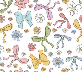 abstract seamless pattern with colorful spots	
