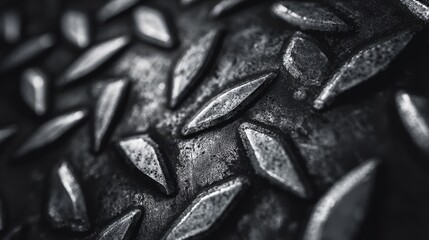 Industrial diamond plate texture