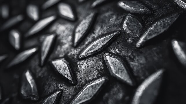 Industrial diamond plate texture