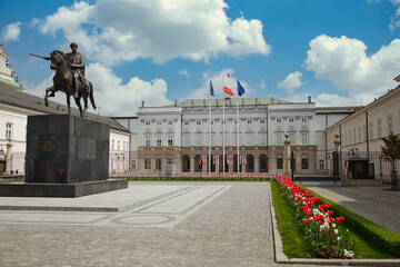 Pałac Prezydencki w Warszawie. Siedziba Prezydenta Rzeczypospolitej Polskiej.