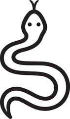 Naklejka premium Snack Line Art Icon