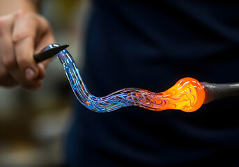 Artisan Glassblowing in Action