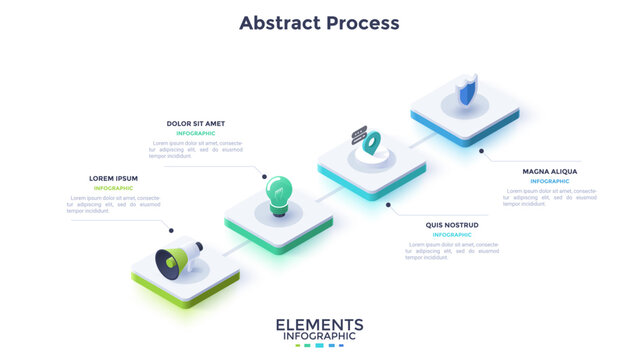Modern Business Infographic Vector Banner