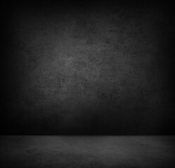 Grey concrete floor and wall