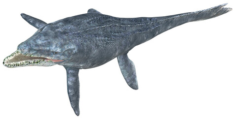 Realistic depiction of a prehistoric aquatic reptile.