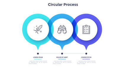 Modern Business Infographic Vector Banner