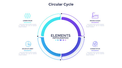 Modern Business Infographic Vector Banner