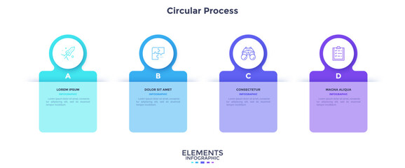 Modern Business Infographic Vector Banner