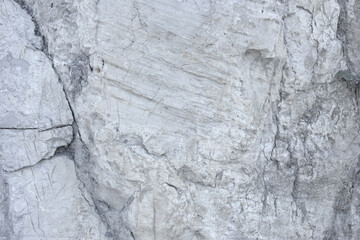 Rock texture with rough, rough gray surface stones. Ideal for use in architecture, design, construction, ecology, and education