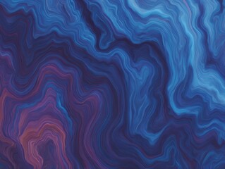 Obraz premium An abstract image featuring swirling lines of deep blues and purples, reminiscent of flowing water or marbled stone. Ideal for backgrounds, artistic projects, and creative designs