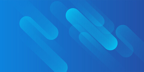 Abstract blue background with diagonal lines. Dynamic shapes composition. Vector illustration