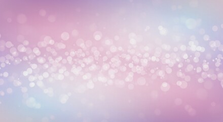 Soft Pastel Gradient Background with Sparkling Bokeh Lights in P