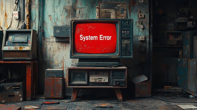 A digital canvas, once vibrant with life, now displayed the stark words "System Error" in stark red letters against a backdrop of a faded, pixelated screen. The message, a silent testament to 