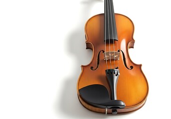 Fototapeta premium Isolated violin orchestra instrument music background wood musical classic fiddle