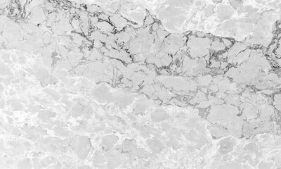 Artificial white marble pattern. Close-up photo texture. Stone background