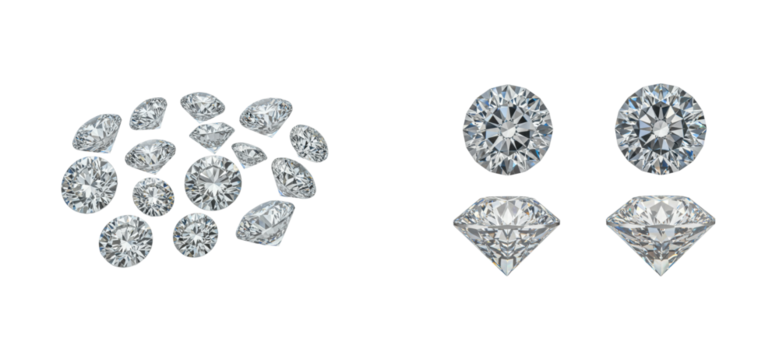 Showcasing exquisite diamonds jewelry store product luxurious environment sparkling beauty isolated set png