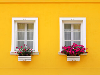 Yellow Wall Windows