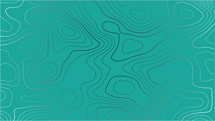 Topography Vector Contour Grid Layout with Clean Multicolor Elevation Lines, Curved Terrain Patterns, and Abstract Seamless Map Texture for Outdoor-Themed Graphics and Design