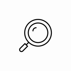 magnifying glass icon icon sign vector